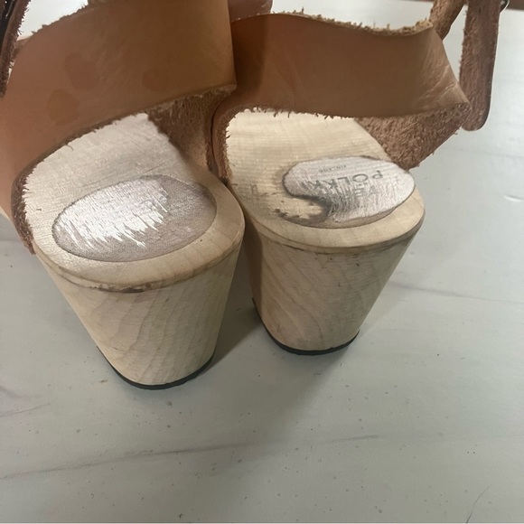 Anthropologie Terhi Polkki‎ Sandal Clogs Striped Size 39 8.5 - Picture 5 of 7